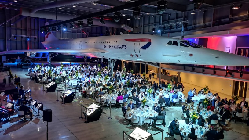 Under the wings of Concorde at Aerospace Bristol